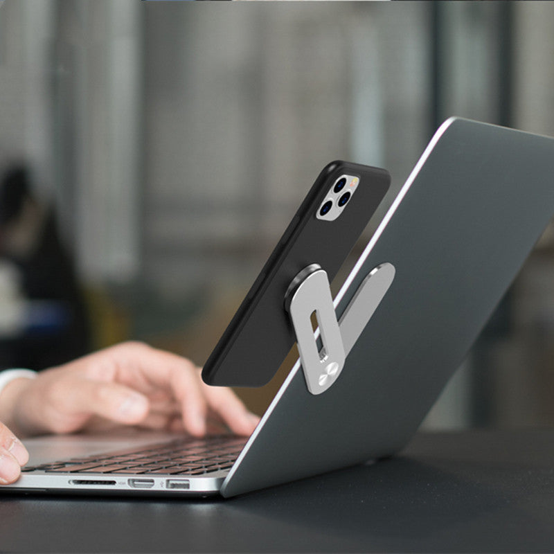 Adjustable Aluminum Laptop & Phone Stand – Portable Desk Riser