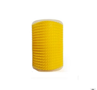 Cat Self-Grooming Wall Corner Brush – Soft Rubber Massage Comb with Catnip