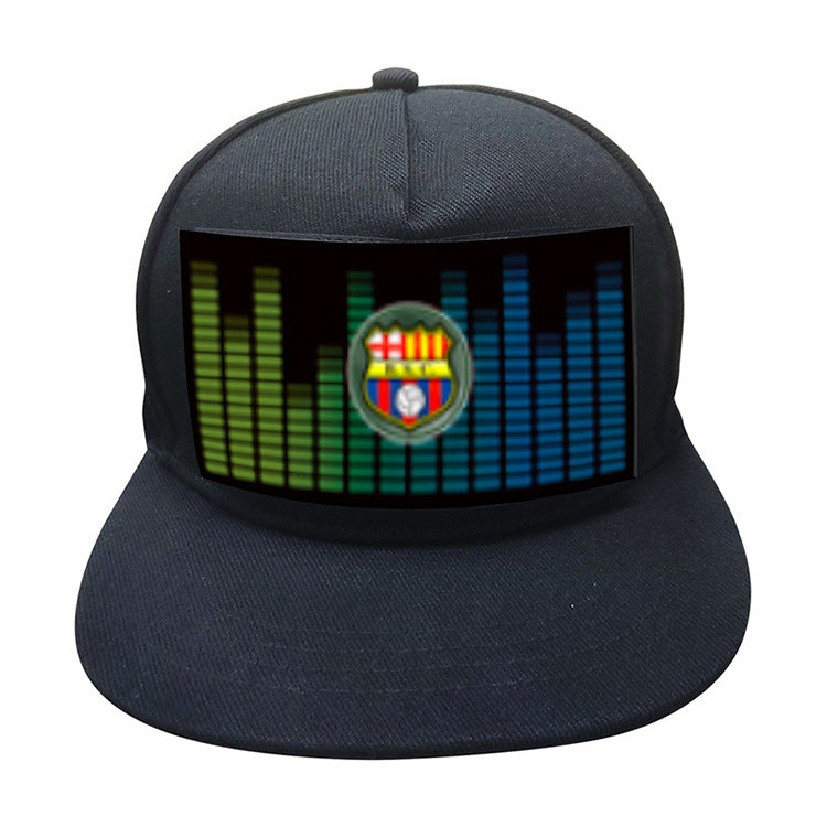 LED Glow Party Hat – Light-Up Cotton Cap (One Size)
