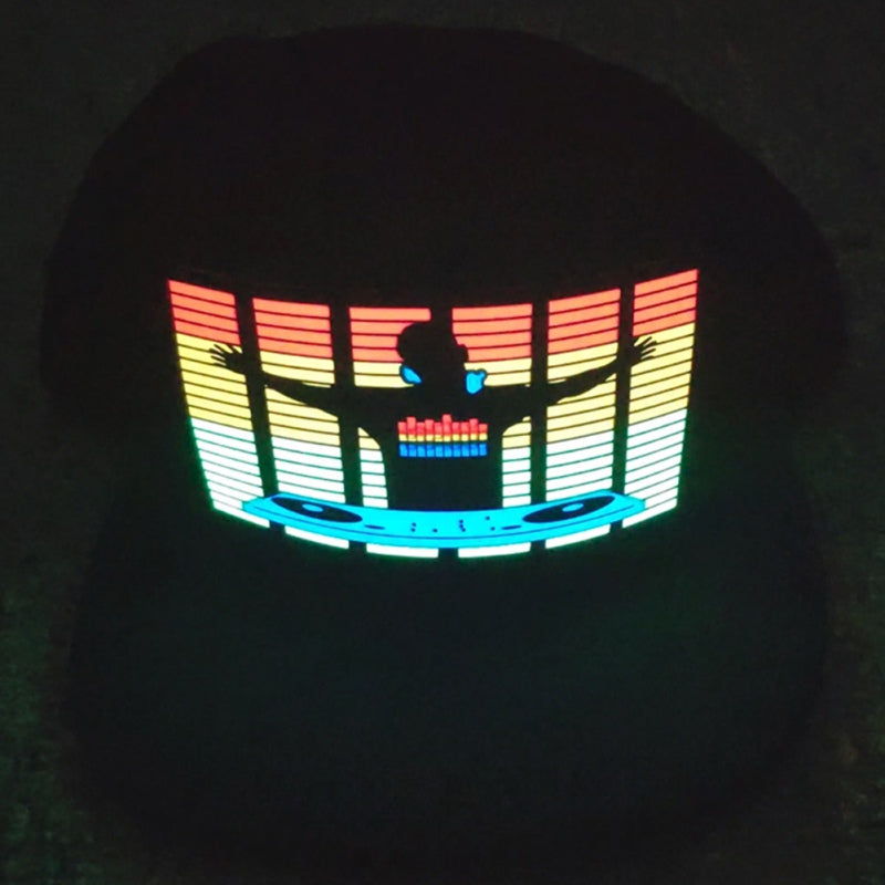 LED Glow Party Hat – Light-Up Cotton Cap (One Size)
