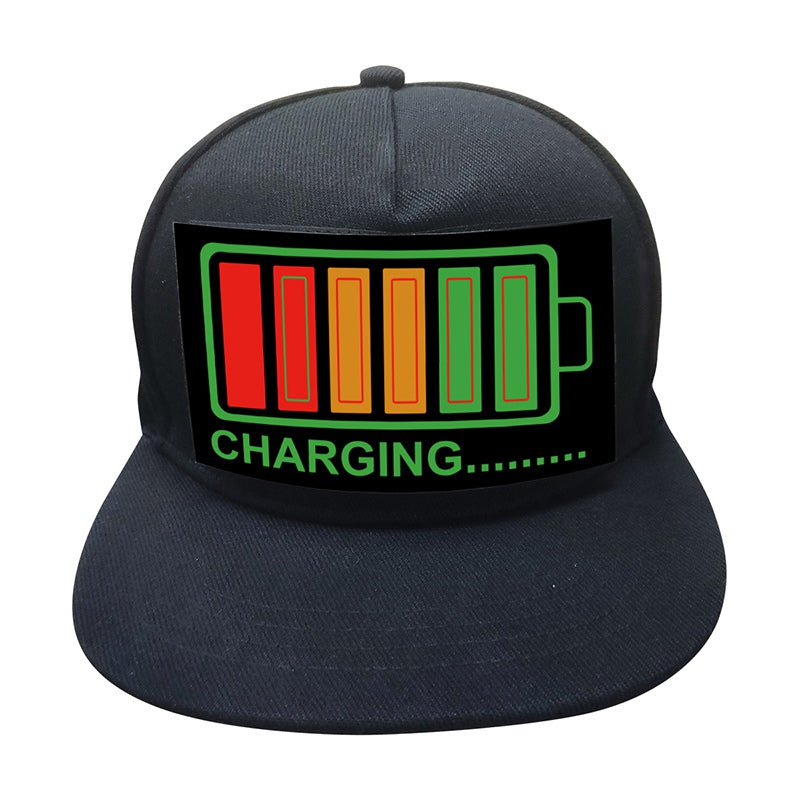 LED Glow Party Hat – Light-Up Cotton Cap (One Size)