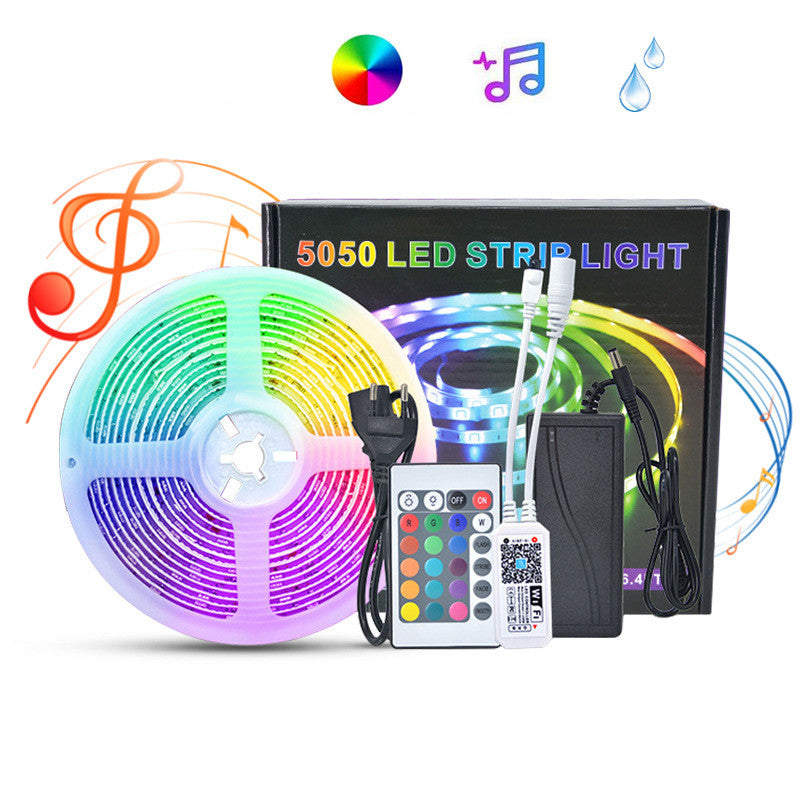 Bluetooth RGB LED Strip Lights – Music Sync, Waterproof (5M)