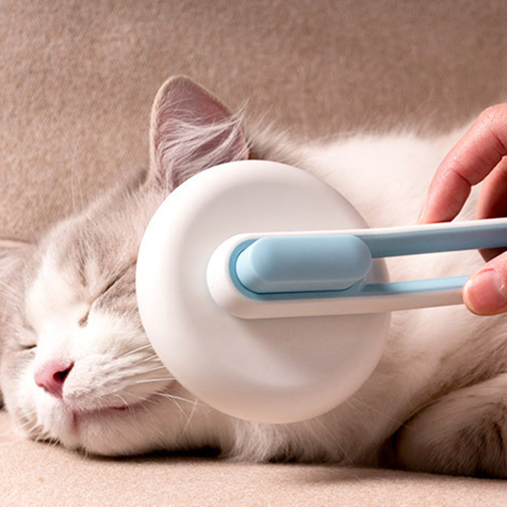 Self-Cleaning Pet Grooming Brush – One-Click Hair Removal Comb for Cats & Dogs