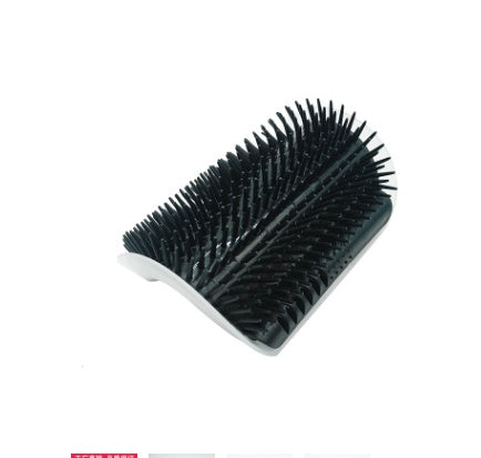 Cat Self-Grooming Wall Corner Brush – Soft Rubber Massage Comb with Catnip
