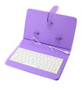 Ultra‑Thin Bluetooth Keyboard Case for Phones – Portable Leather Cover