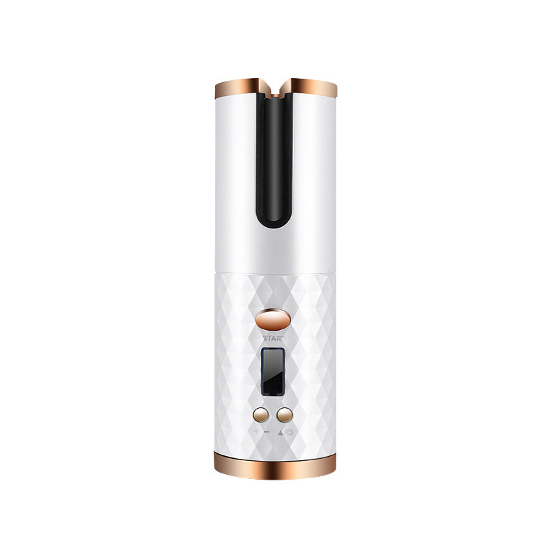 Automatic Hair Curler – Cordless, LCD Display & Ceramic Tourmaline