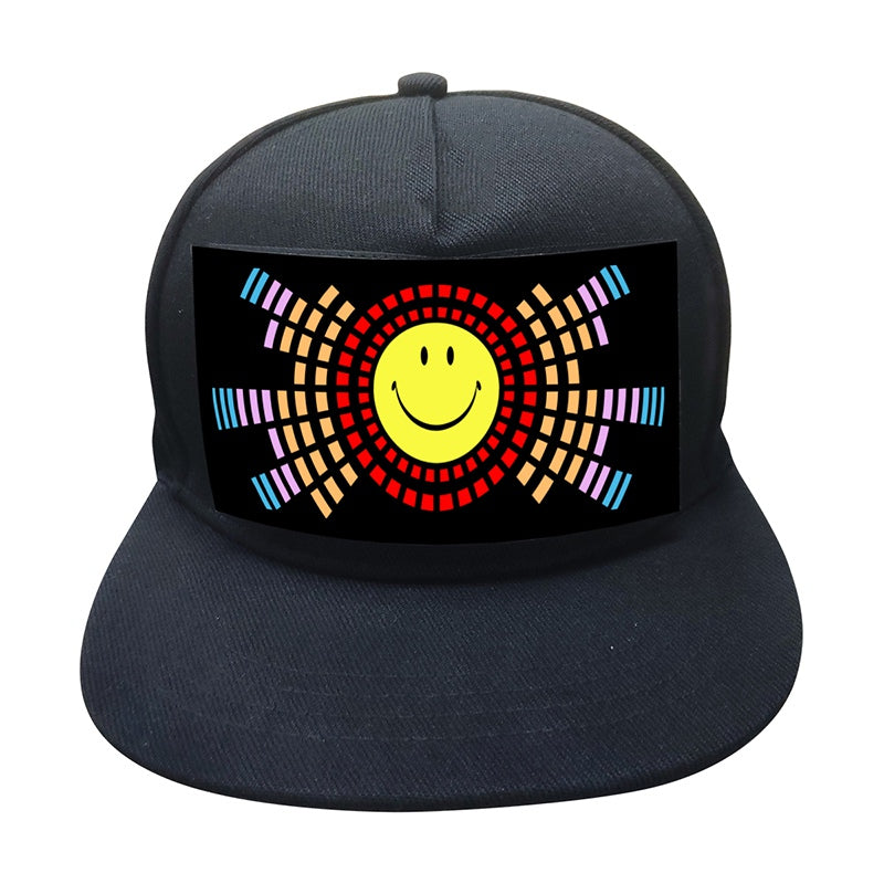 LED Glow Party Hat – Light-Up Cotton Cap (One Size)