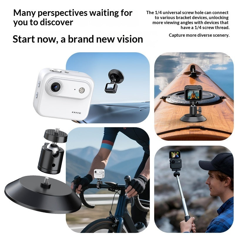 4K HD Action Camera with Chest Mount – Waterproof Sports Cam for Cycling, Hiking & Adventure