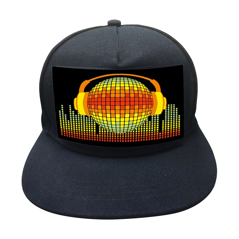 LED Glow Party Hat – Light-Up Cotton Cap (One Size)