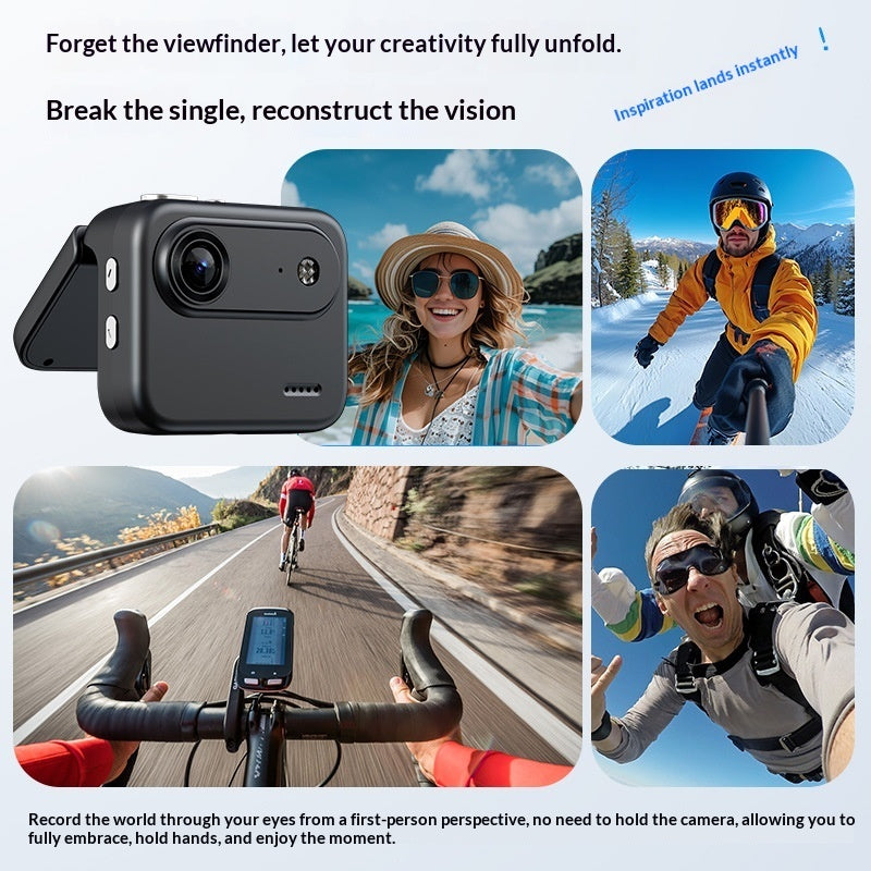 4K HD Action Camera with Chest Mount – Waterproof Sports Cam for Cycling, Hiking & Adventure