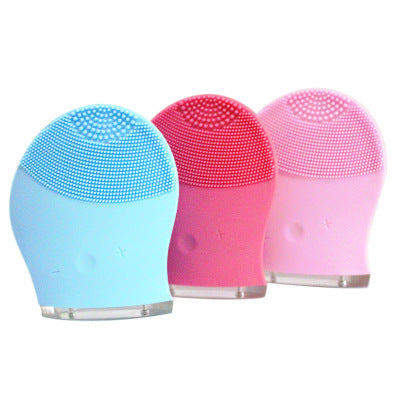 Sonic Silicone Facial Cleansing Brush – Deep Clean & Massage