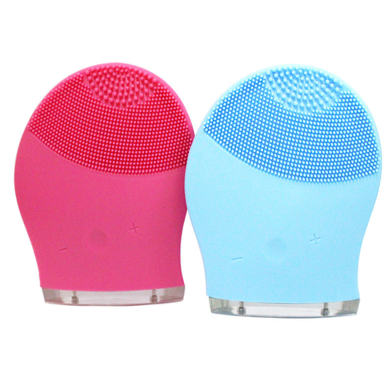 Sonic Silicone Facial Cleansing Brush – Deep Clean & Massage