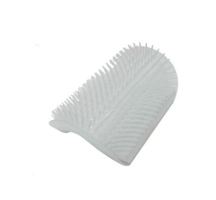 Cat Self-Grooming Wall Corner Brush – Soft Rubber Massage Comb with Catnip