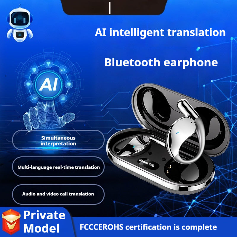 Sports Bluetooth Earphones – AI Translation, Noise Reduction & 8-Hour Battery