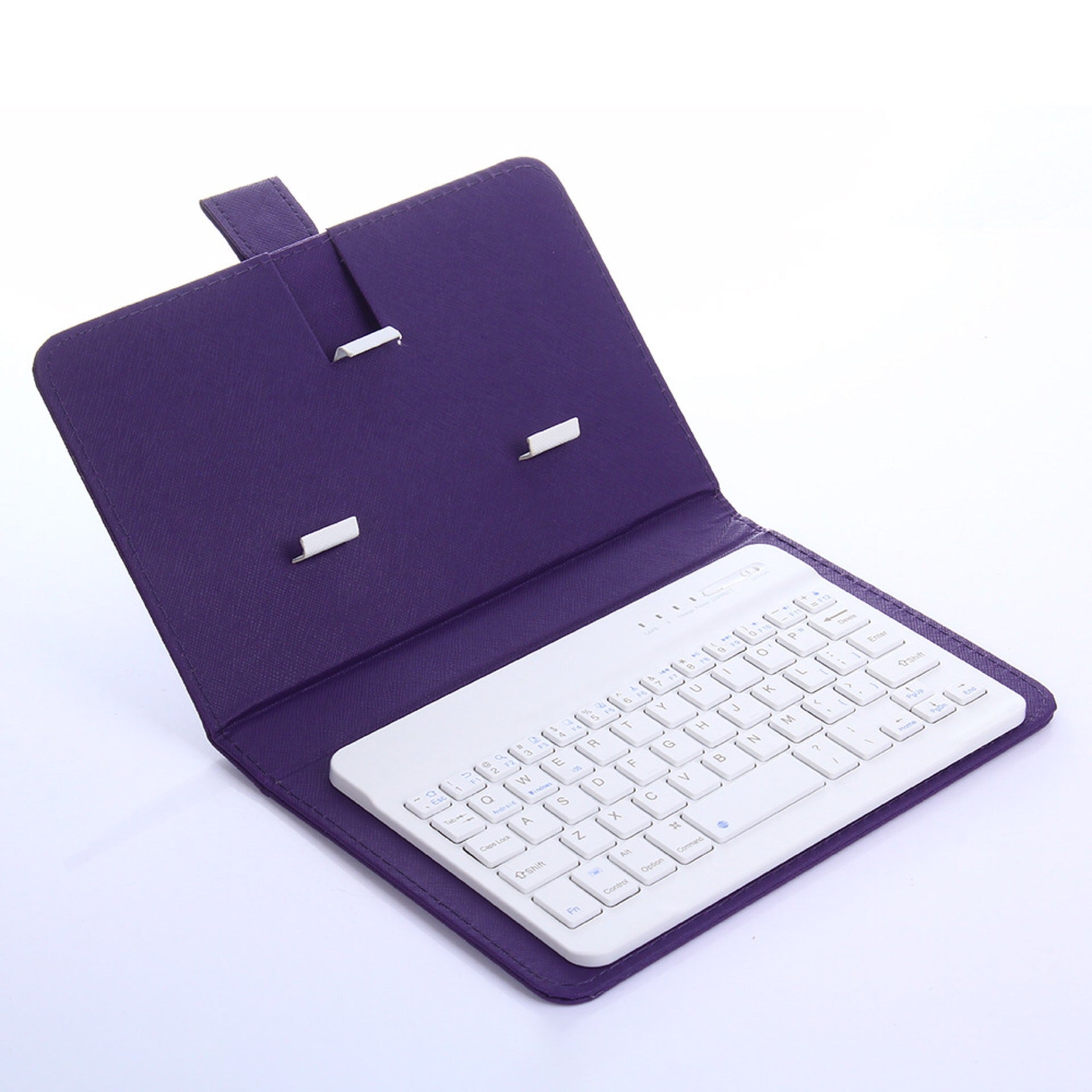 Ultra‑Thin Bluetooth Keyboard Case for Phones – Portable Leather Cover