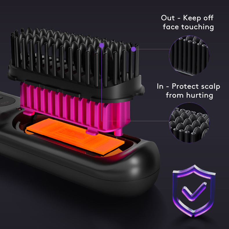 2‑in‑1 Hairbrush – Buy 1 Brush, Get 1 Cap FREE
