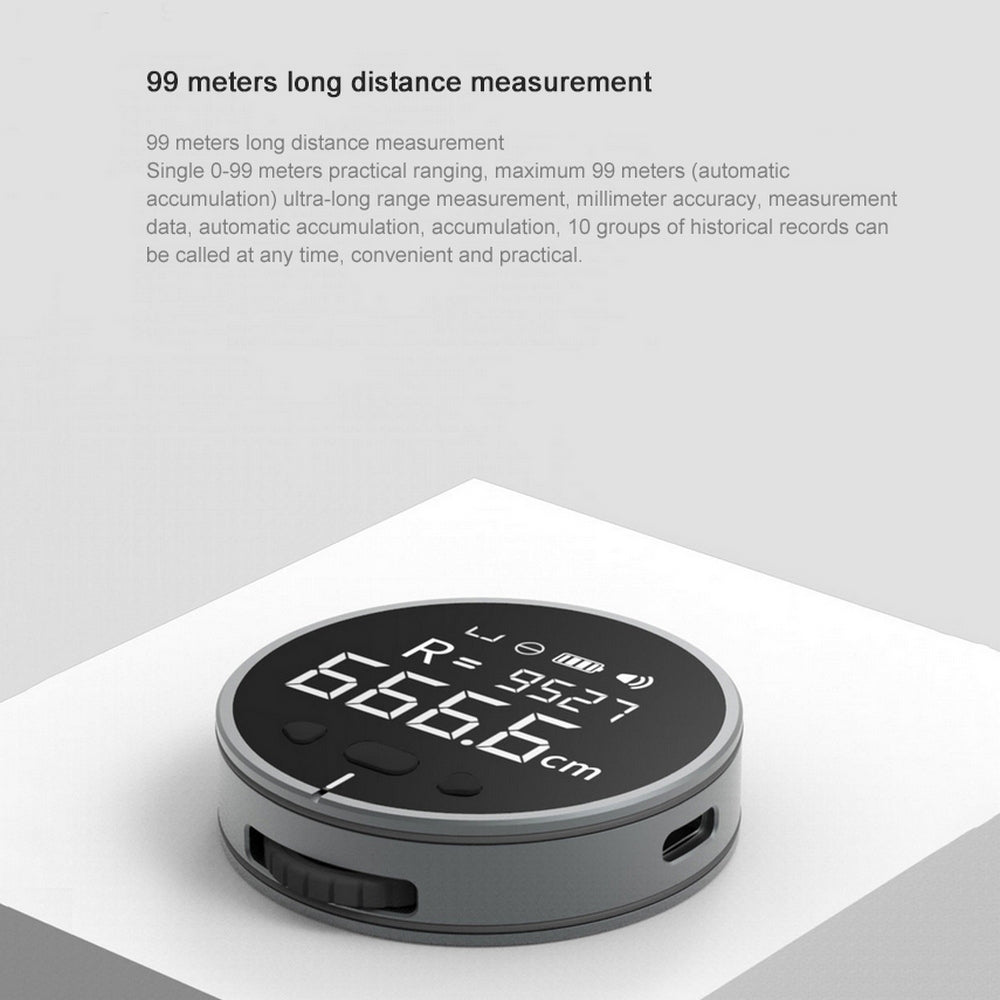 Mini Digital Electronic Measuring Ruler – Portable LCD Tape Measure up to 99M (1 or 2 Pack)