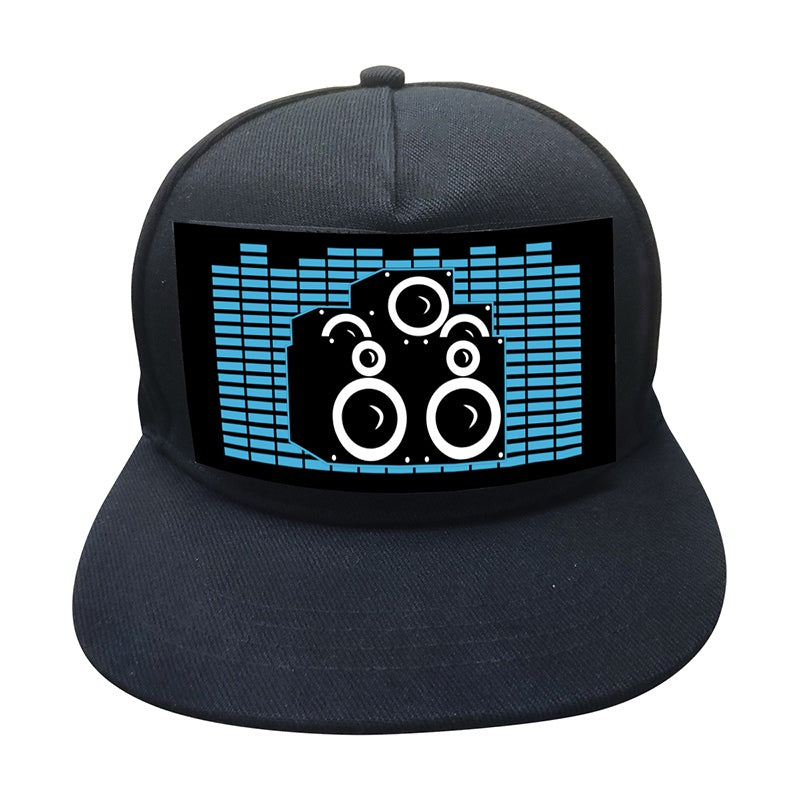 LED Glow Party Hat – Light-Up Cotton Cap (One Size)