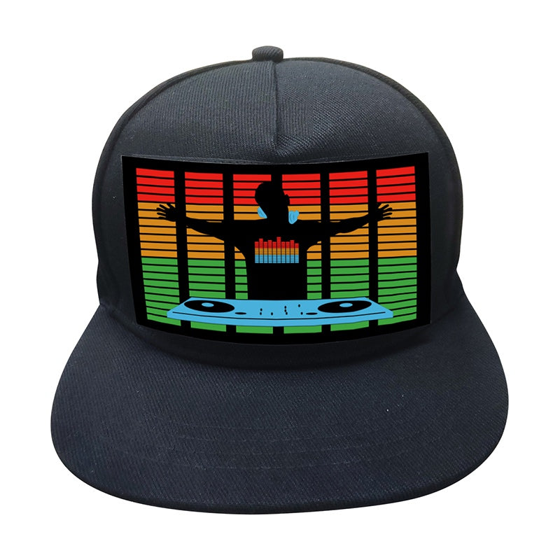 LED Glow Party Hat – Light-Up Cotton Cap (One Size)