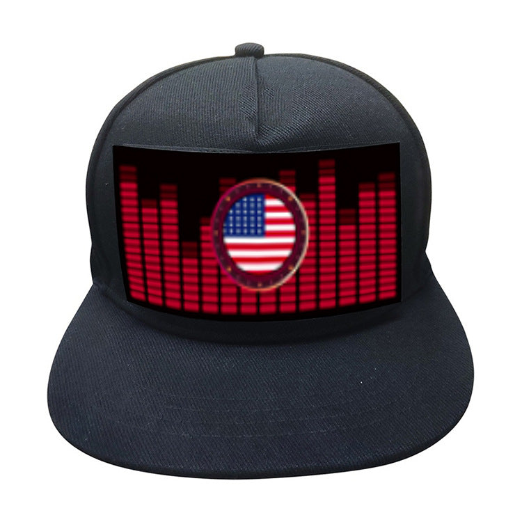 LED Glow Party Hat – Light-Up Cotton Cap (One Size)