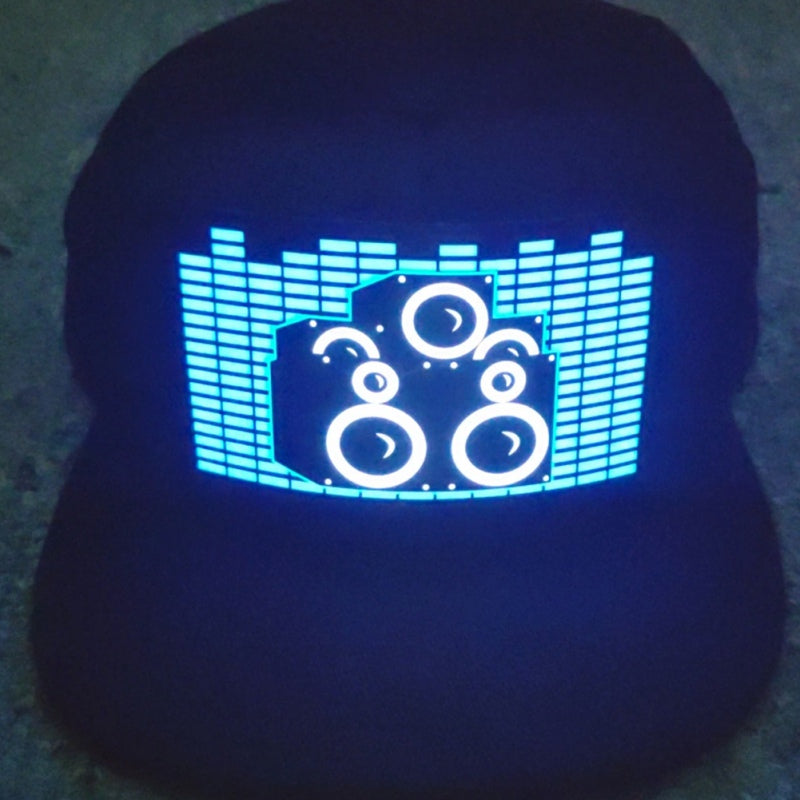 LED Glow Party Hat – Light-Up Cotton Cap (One Size)