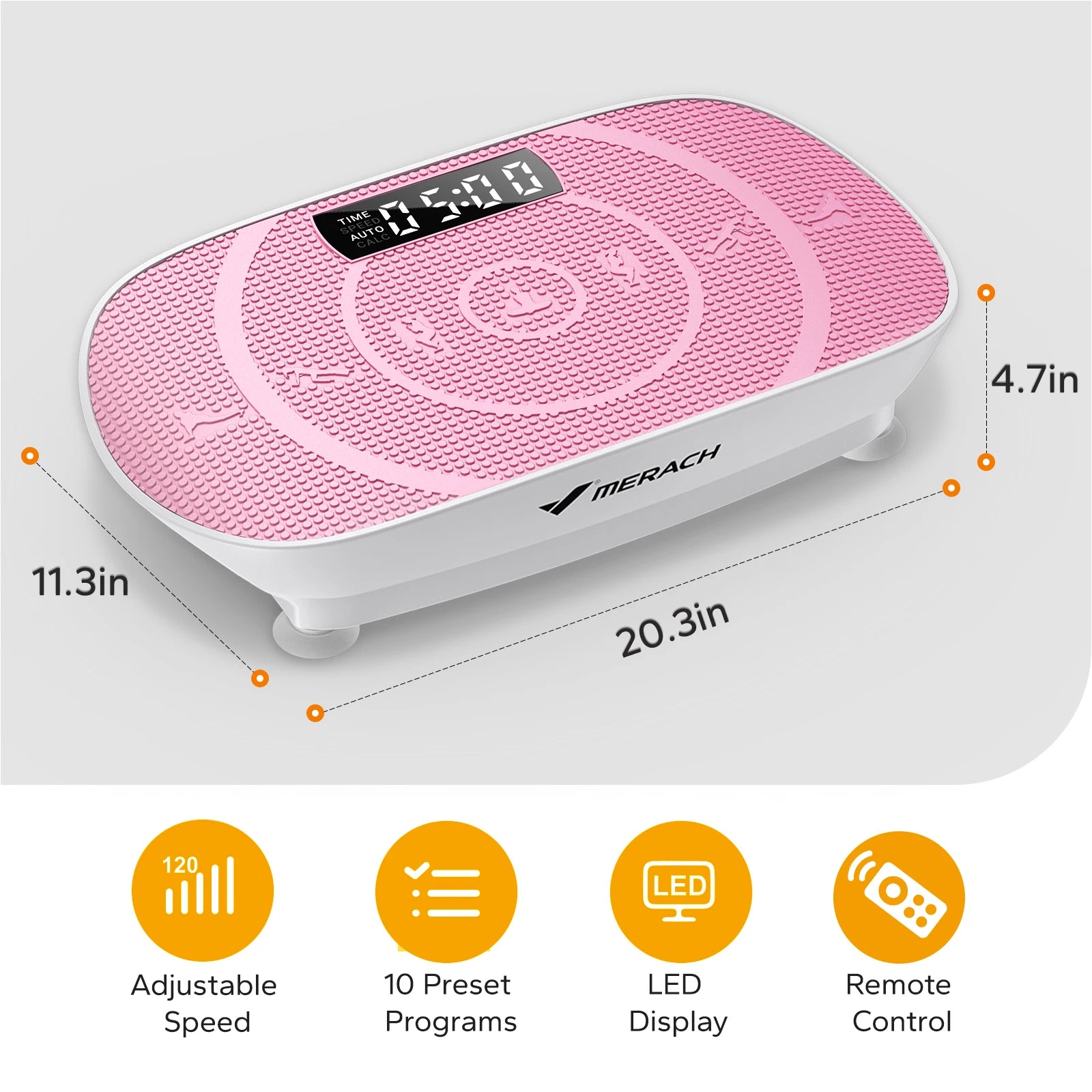 MERACH Vibration Plate Exercise Machine – Whole Body Workout