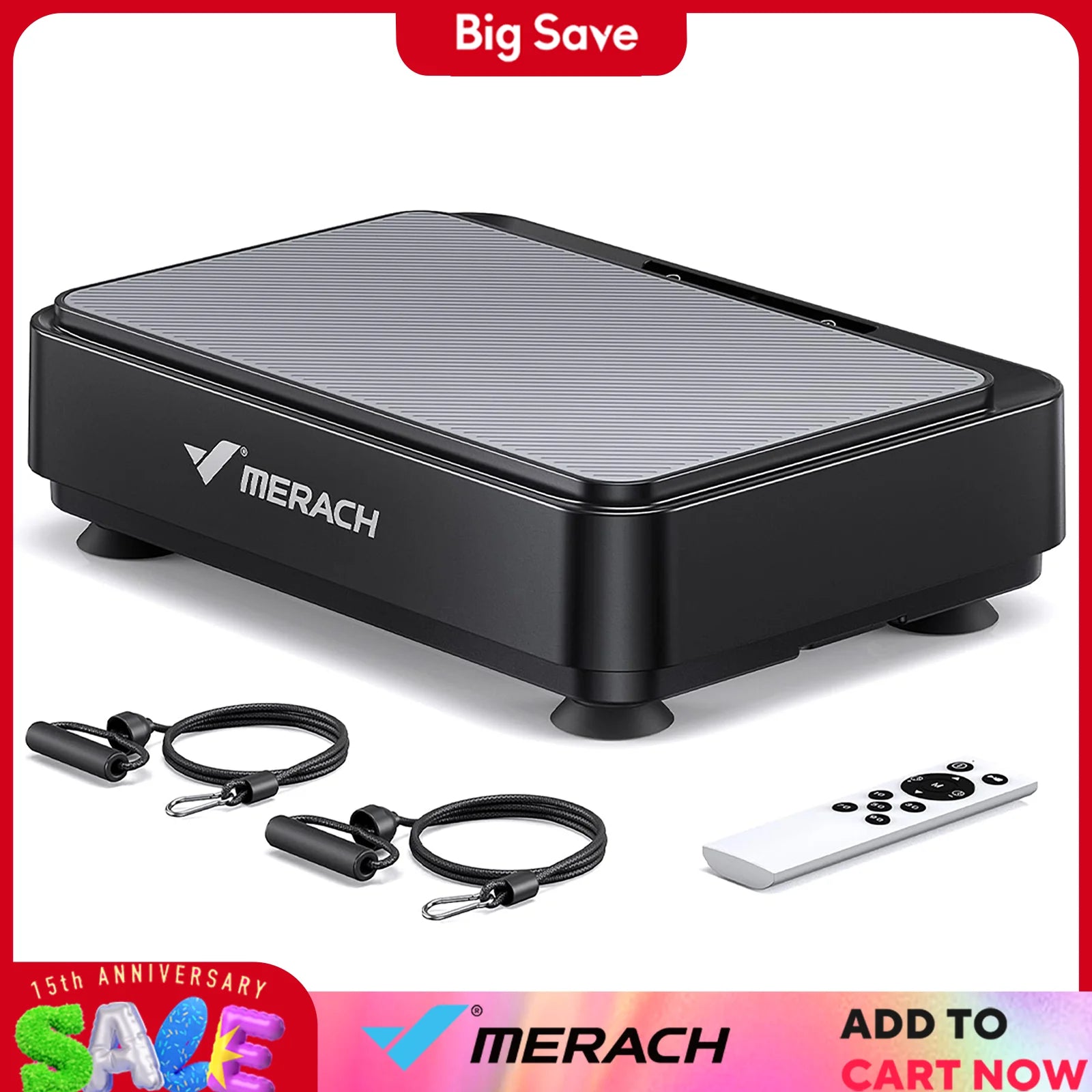 MERACH Vibration Plate for Lymphatic Drainage & Fat Burning