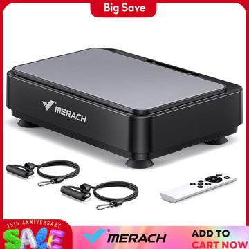 MERACH Vibration Plate for Lymphatic Drainage & Fat Burning