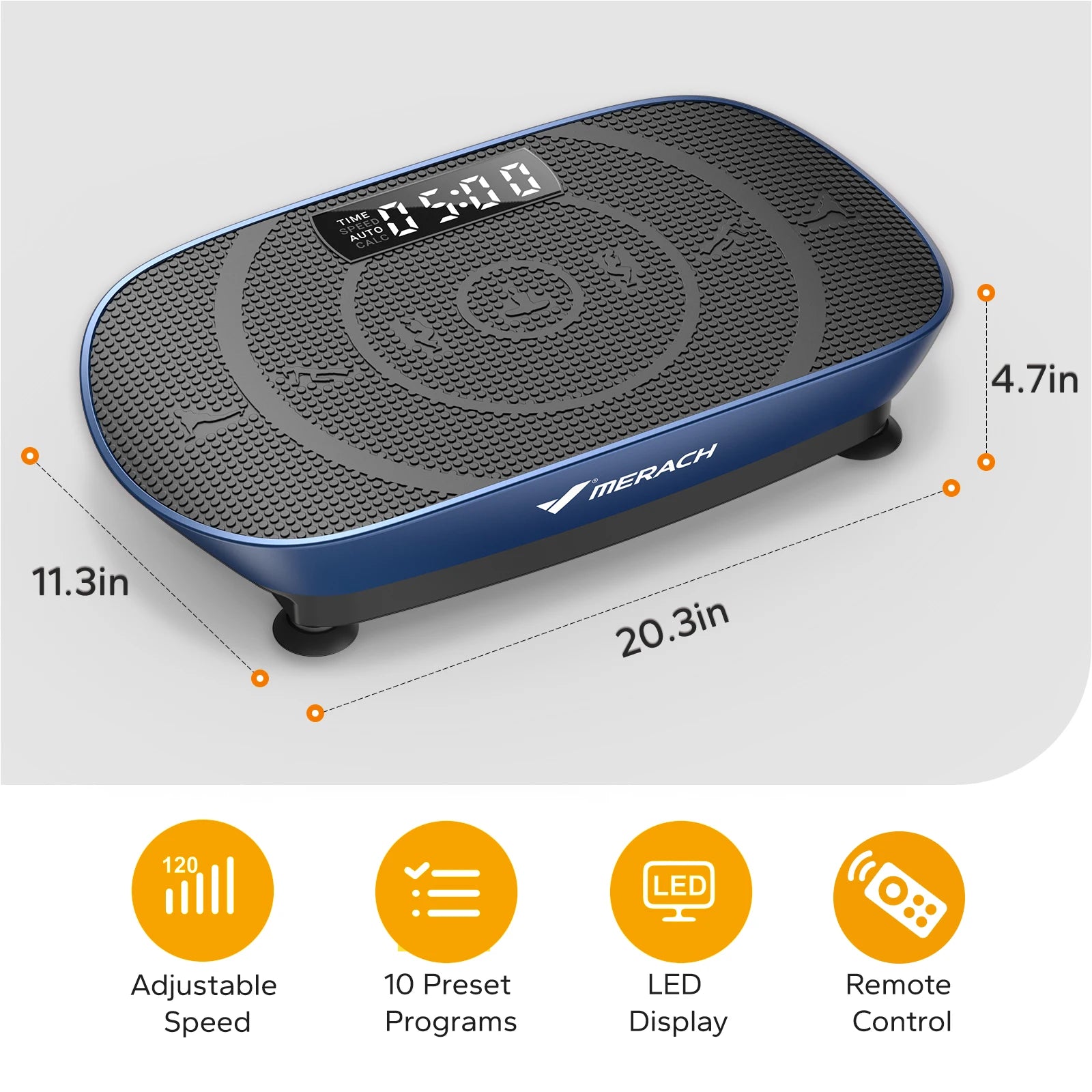 MERACH Vibration Plate Exercise Machine – Whole Body Workout