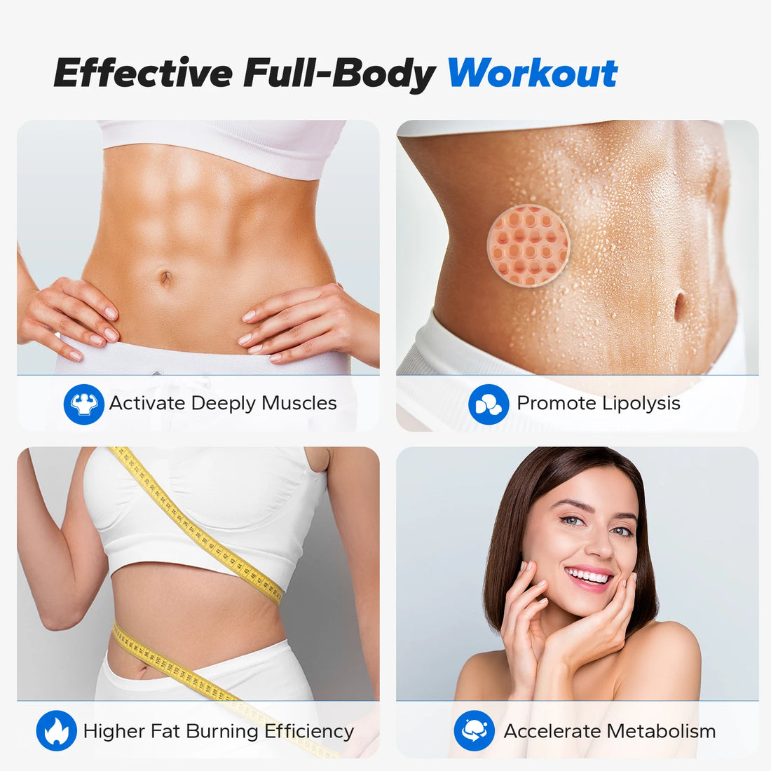 MERACH Vibration Plate for Lymphatic Drainage & Fat Burning