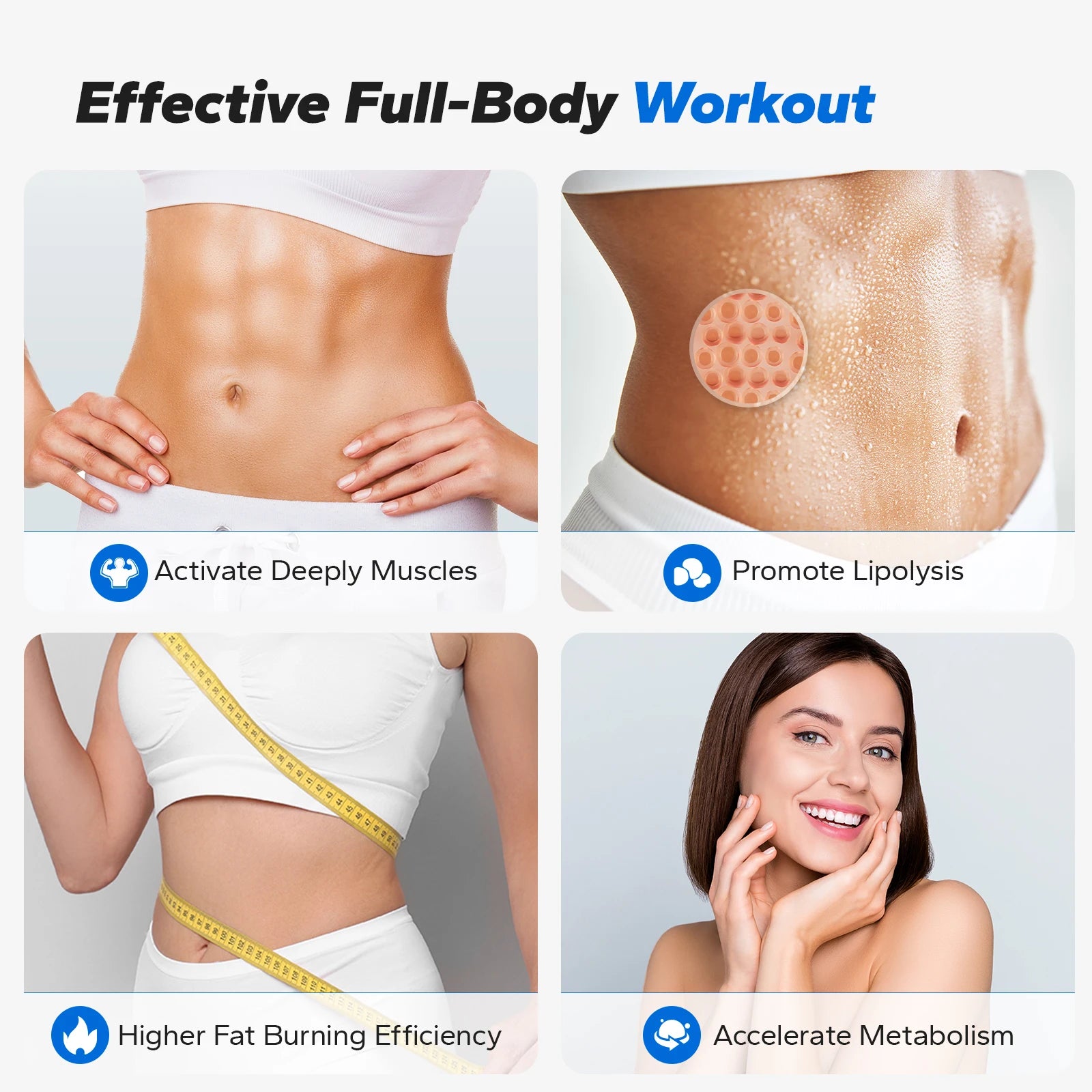 MERACH Vibration Plate for Lymphatic Drainage & Fat Burning