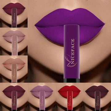Waterproof Matte Liquid Lipstick - 25 Colors, Long-Lasting Lip Gloss