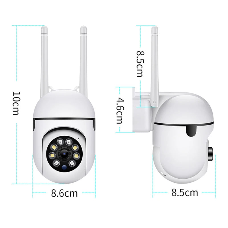 8MP WiFi PTZ Security Camera - 4X Zoom Wireless Surveillance with Auto Tracking & Two-Way Audio