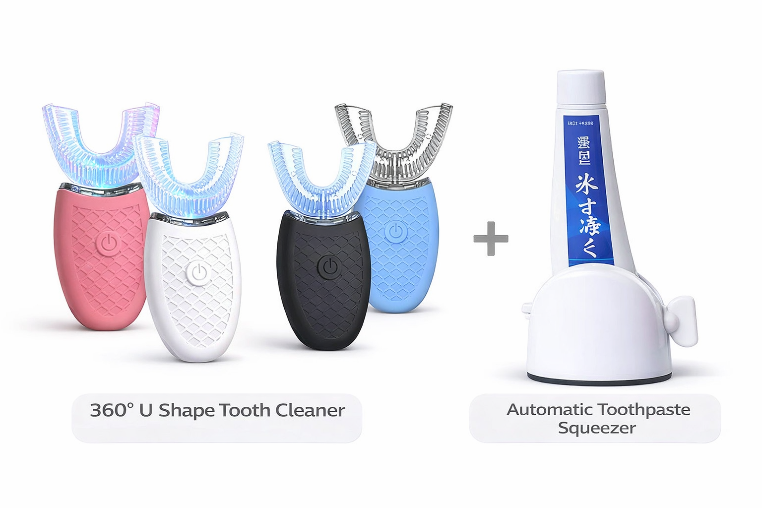 360° U-Type Electric Toothbrush – Clean All Teeth in 45 Seconds