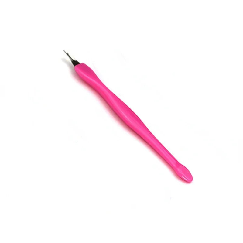 Stainless Steel Cuticle Remover - Dead Skin Pusher & Trimmer for Professional Manicures
