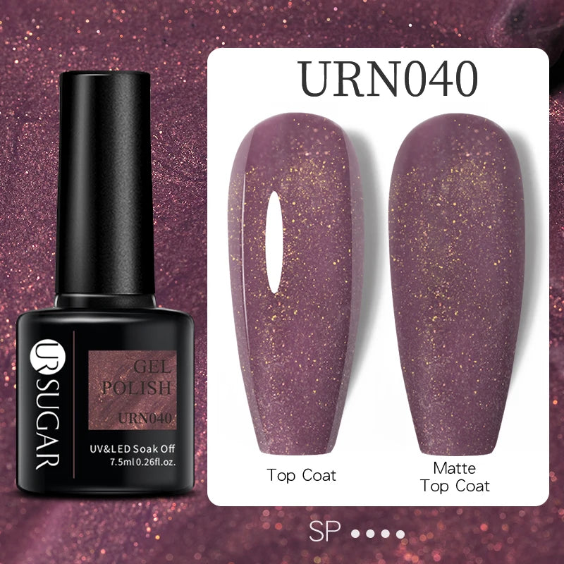 Dark Red Gel Nail Polish – Soak-Off LED/UV Gel Varnish for Salon & Home Use