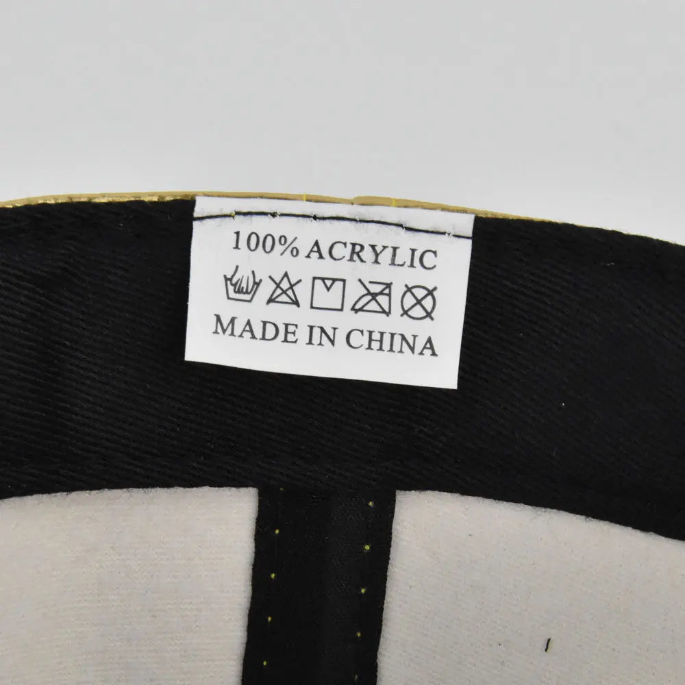 Cross Jesus Metal Label Hip-Hop Cap - Flat Brim Fitted Hat for Break Dance & Street Style