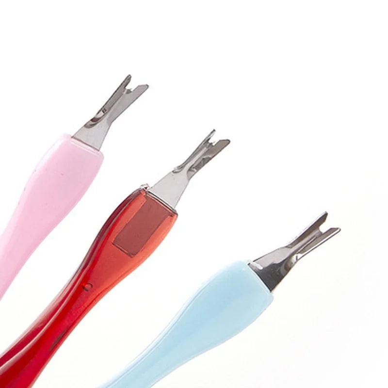 Stainless Steel Cuticle Remover - Dead Skin Pusher & Trimmer for Professional Manicures