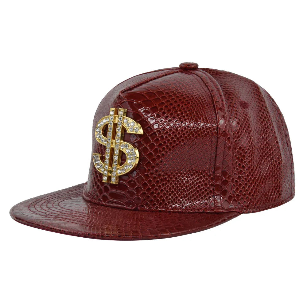 Cross Jesus Metal Label Hip-Hop Cap - Flat Brim Fitted Hat for Break Dance & Street Style