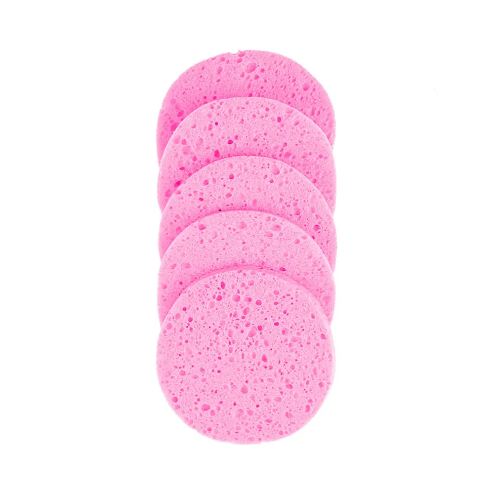 Round Cellulose Facial Cleaning Sponge – 6–9cm