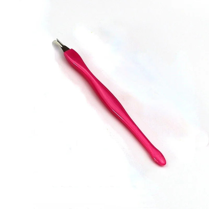 Stainless Steel Cuticle Remover - Dead Skin Pusher & Trimmer for Professional Manicures