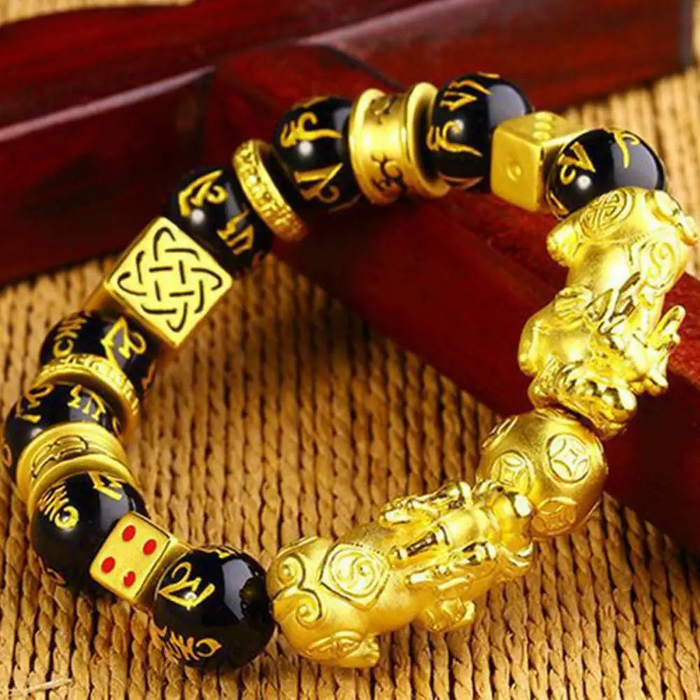 Pixiu Bracelet - Chinese Feng Shui Pi Yao Wealth & Good Luck Charm Jewelry