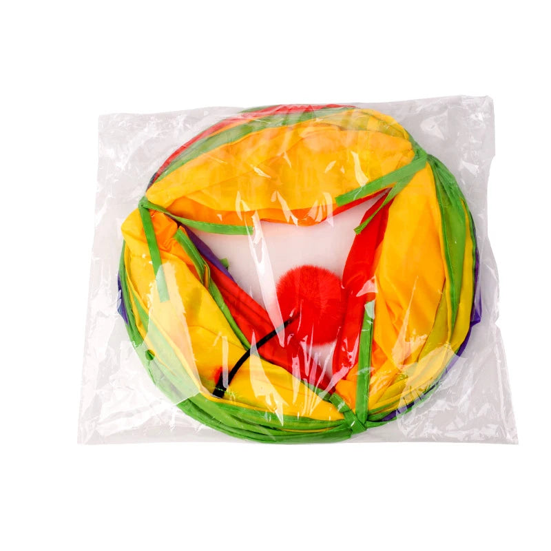 Cat Tunnel Play Toy – Collapsible Pet Tube for Indoor & Outdoor Exercise