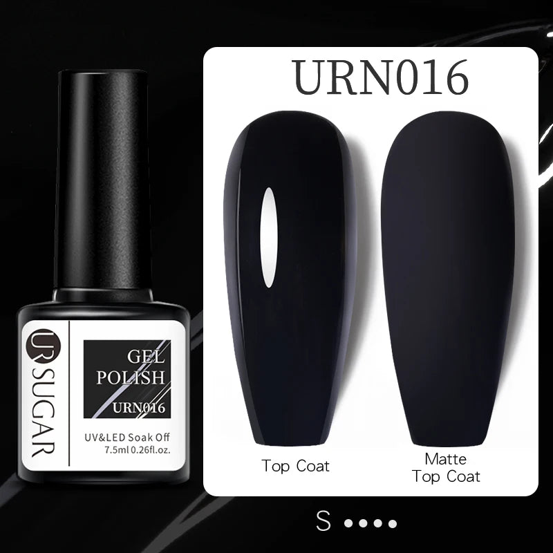Glitter Gel Nail Polish – Semi-Permanent UV LED Gel with Sparkling Shimmer Finish