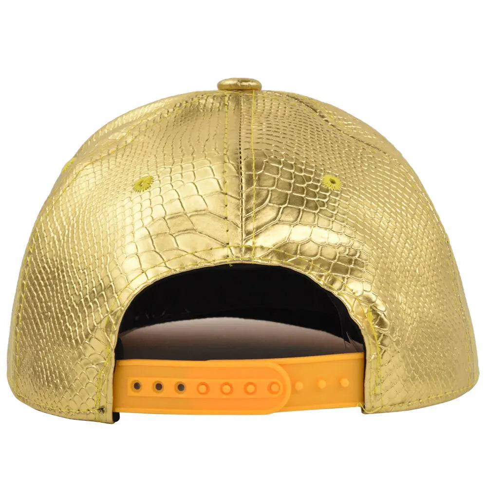 Cross Jesus Metal Label Hip-Hop Cap - Flat Brim Fitted Hat for Break Dance & Street Style