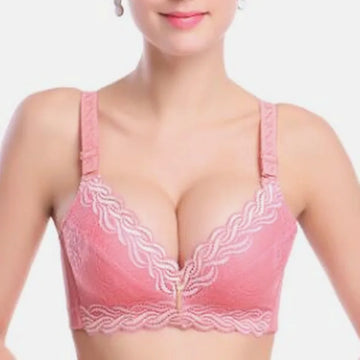 Small Breast Push Up Bra, Minimizer, Deep Padded Brassiere, Lace Bras for Women, Female Pushup Bras for Girls, 5cm Thick