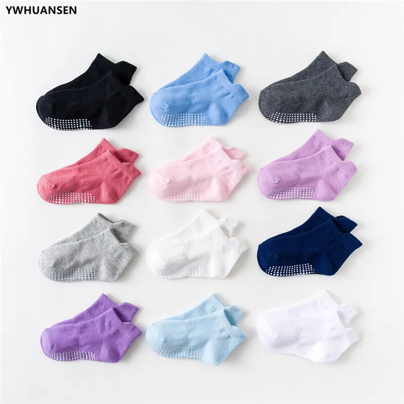 Children Anti-Slip Cotton Socks Floor Grip Socks