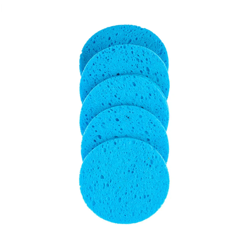 Round Cellulose Facial Cleaning Sponge – 6–9cm