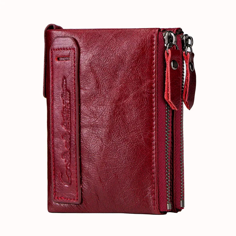RFID Pop-Up Card Case – Leather Wallet