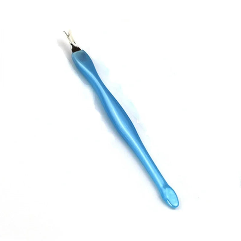 Stainless Steel Cuticle Remover - Dead Skin Pusher & Trimmer for Professional Manicures